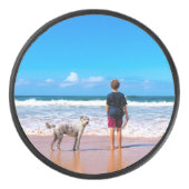 カスタムフォトホッケーパック自分のデザイン アイスホッケーパック (正面)