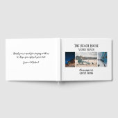 カスタムフォトホテルバケーションハウス ゲストブック (全面)