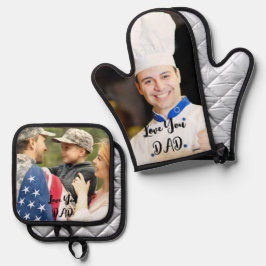 カスタムフォトポットホルダーセット 鍋つかみ&鍋敷きセット