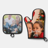 カスタムフォトポットホルダーセット 鍋つかみ&鍋敷きセット (正面)