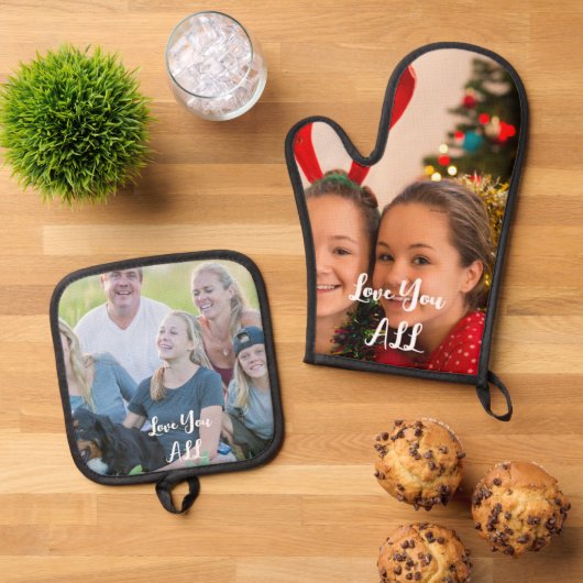 カスタムフォトポットホルダーセット 鍋つかみ&鍋敷きセット (トップダウン)