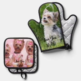 カスタムフォトポットホルダーセット 鍋つかみ&鍋敷きセット
