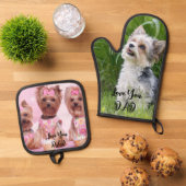 カスタムフォトポットホルダーセット 鍋つかみ&鍋敷きセット (トップダウン)