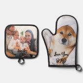 カスタムフォトポットホルダーセット 鍋つかみ&鍋敷きセット (正面)