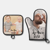 カスタムフォトポットホルダーセット 鍋つかみ&鍋敷きセット (正面)