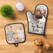 カスタムフォトポットホルダーセット 鍋つかみ&鍋敷きセット (トップダウン)