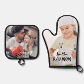 カスタムフォトポットホルダーセット 鍋つかみ&鍋敷きセット (正面)