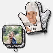 カスタムフォトポットホルダーセット 鍋つかみ&鍋敷きセット (正面/裏面)