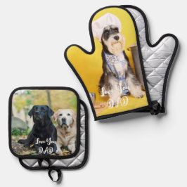 カスタムフォトポットホルダーセット 鍋つかみ&鍋敷きセット