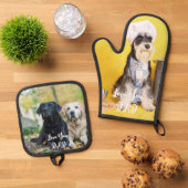 カスタムフォトポットホルダーセット 鍋つかみ&鍋敷きセット (トップダウン)