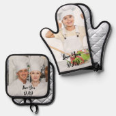 カスタムフォトポットホルダーセット 鍋つかみ&鍋敷きセット (正面/裏面)