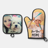 カスタムフォトポットホルダーセット 鍋つかみ&鍋敷きセット (正面)