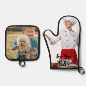 カスタムフォトポットホルダーセット 鍋つかみ&鍋敷きセット (正面)