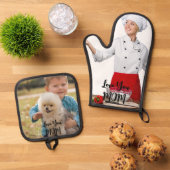 カスタムフォトポットホルダーセット 鍋つかみ&鍋敷きセット (トップダウン)