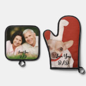 カスタムフォトポットホルダーセット 鍋つかみ&鍋敷きセット (正面)