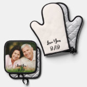 カスタムフォトポットホルダーセット 鍋つかみ&鍋敷きセット (正面/裏面)