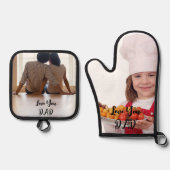 カスタムフォトポットホルダーセット 鍋つかみ&鍋敷きセット (正面)