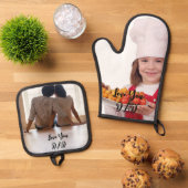 カスタムフォトポットホルダーセット 鍋つかみ&鍋敷きセット (トップダウン)