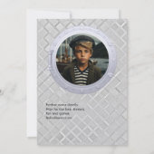 カスタムフォトポ航海のルトホール誕生日 招待状 (裏面)