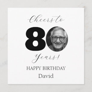 カスタムフォトマイルストーン誕生日グリーティング カード