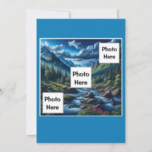 カスタムフォトマウンテンシーン シーズンカード (正面)