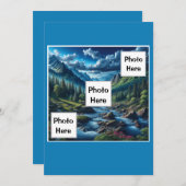 カスタムフォトマウンテンシーン シーズンカード (正面/裏面)