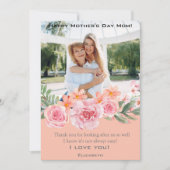 カスタムフォトマパーソナライズされたザーの日 シーズンカード (正面)