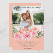 カスタムフォトマパーソナライズされたザーの日 シーズンカード (正面/裏面)