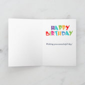 カスタムフォトママ誕生日 カード (内部)