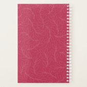 カスタムフォトマモダンゼンタレッド結婚式（月） プランナー手帳 (裏面)