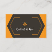 カスタムフォトミニマルモダン主義ソーシャルメディアのアイコン 名刺 (裏面)