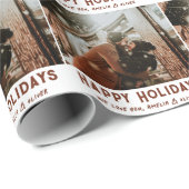 カスタムフォトモダンタイポグラフィ ラッピングペーパー (ロールコーナー)