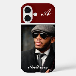 カスタムフォトモノグラムのパーソナライズ iPhone 16ケース