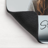 カスタムフォトモノグラムオフィスギフト マウスパッド (コーナー)