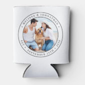 カスタムフォトモノグラ結婚ムクーラーボックス 缶クーラー (正面)