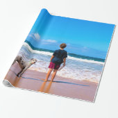 カスタムフォトラッピング紙自分のデザイン ラッピングペーパー (アンロールド)