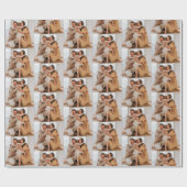 カスタムフォトラパーソナライズされたッピング紙 ラッピングペーパー (フラット)