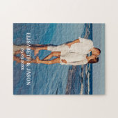 カスタムフォトラブカップル ジグソーパズル (横)