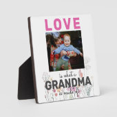 カスタムフォトラブ祖母5.25 x 5.25 フォトプラーク (正面)