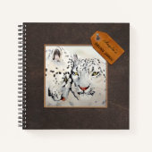 カスタムフォトレザーフェイクパーソナル手帳 ノートブック (正面)