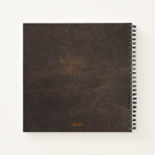 カスタムフォトレザーフェイクパーソナル手帳 ノートブック (裏面)