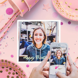 カスタムフォトロゴアートスローガンスタンダードカクテル スタンダードカクテルナプキン