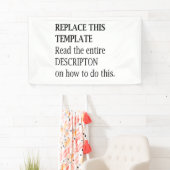 カスタムフォトロゴアートスローガン自分で作成 横断幕 (インサイチュ)