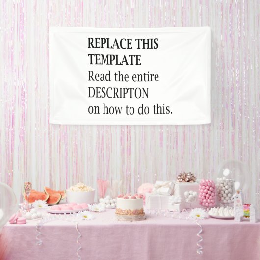 カスタムフォトロゴアートスローガン自分で作成 横断幕 (パーティー)