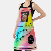 カスタムフォトロゴコーヒーショップケーキ自筆証書 エプロン (インサイチュ)