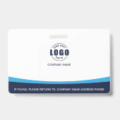 カスタムフォトロゴQRコード社員ブ企業のルー バッジ (裏面)