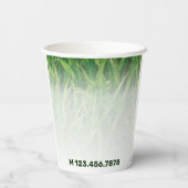 カスタムフォトローンサー気にビスのプロモーション 紙コップ (裏面)