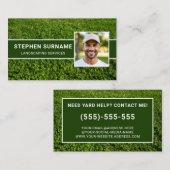 カスタムフォトローンモーニングヤード気に地主紙 名刺 (正面/裏面)