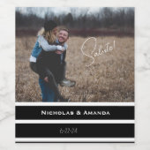 カスタムフォトワインラベル ワインラベル (シングルラベル)