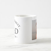 カスタムフォトワールド最高のパパ コーヒーマグカップ (中央)